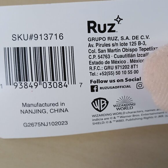 NWT Harry Potter plush doll and Gryffindor tie - Picture 4 of 7